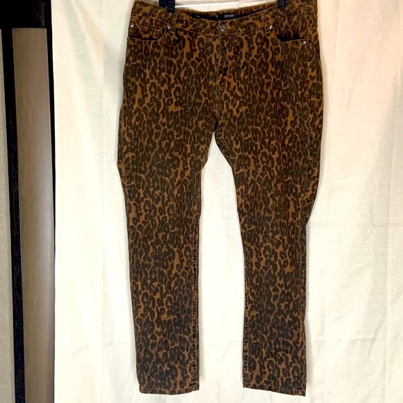 a.n.a Denim - A.N.A A New Approach leopard print denim pants size 20w